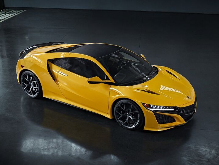 acura reminds us of the good old days with yellow nsx
