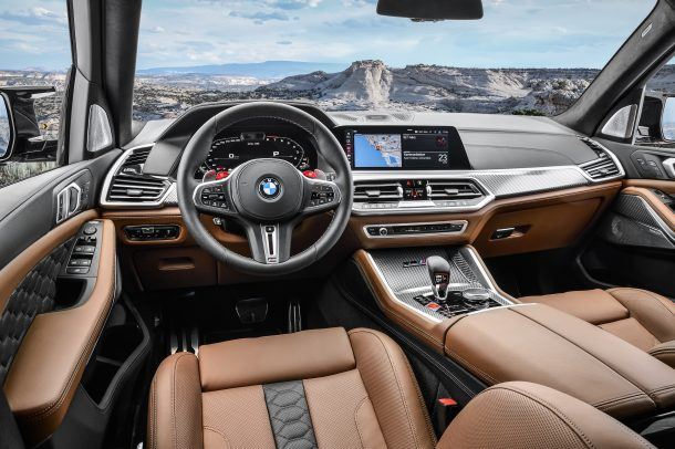 bmw reveals x5 x6 m competition variants with over 600 horsepower