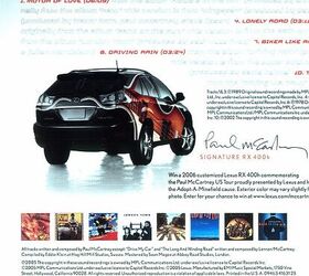 rare rides the paul mccartney signature edition 2006 lexus rx 400h one of one