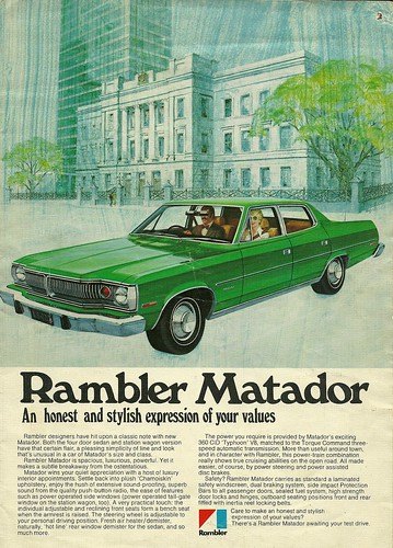 Rare Rides Icons: The AMC Matador, Medium, Large, and Personal (Part IV)