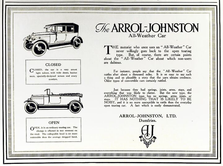 rare rides icons arrol johnston first four wheel brakes and inventor of off road