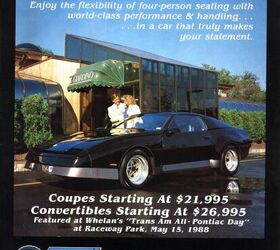 rare rides luxurious and exclusive the 1987 pontiac tojan convertible