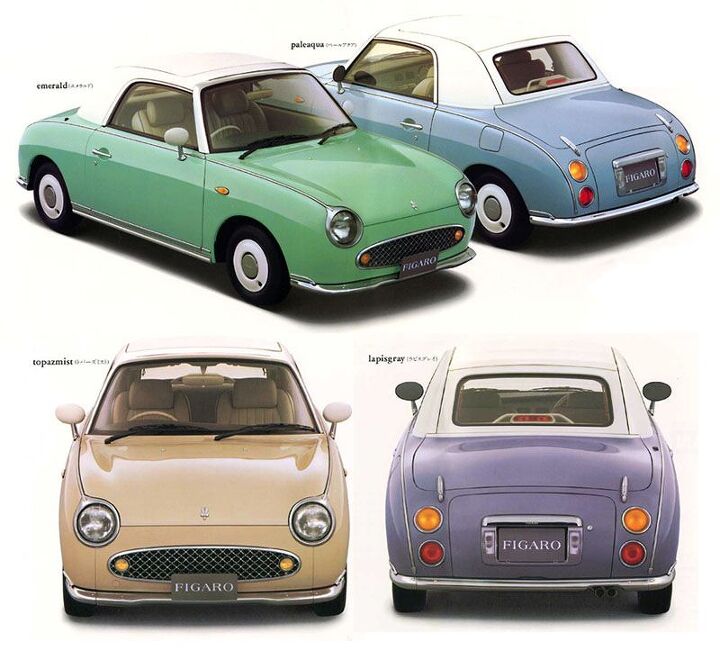 rare rides the 1991 nissan figaro completing a cutesy collection
