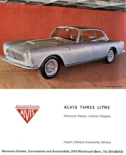 Rare Rides: The Very Rare 1964 Alvis Graber Super Coupe