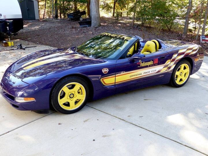 Rare Rides: The 1998 Chevrolet Corvette Indianapolis 500 Pace Car Replica, Purple and Banana