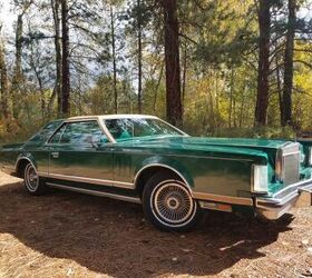Rare Rides: The Exceptionally Emerald 1977 Lincoln Continental Mark V Givenchy