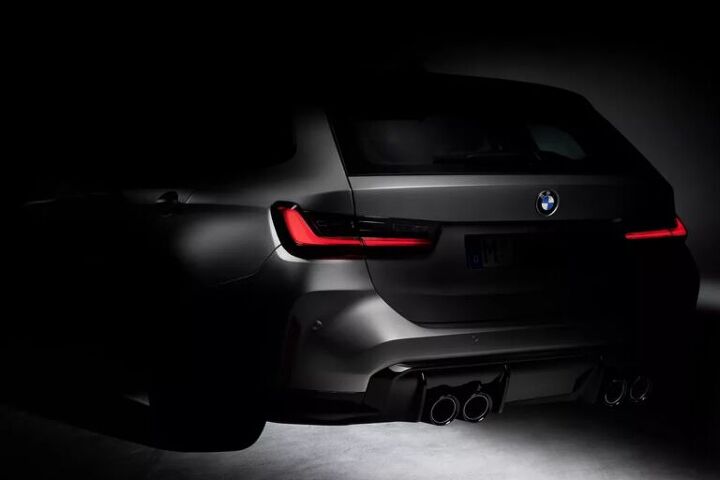BMW Building M3 Wagon, Teases Juicy Rump