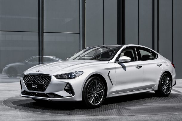 refreshed genesis g70 to drop the manual of course