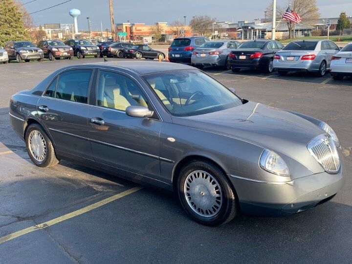 rare rides the 2003 lancia thesis questionable styling and legality comes standard