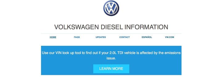 Volkswagen Adds VIN Lookup to Diesel Information Site