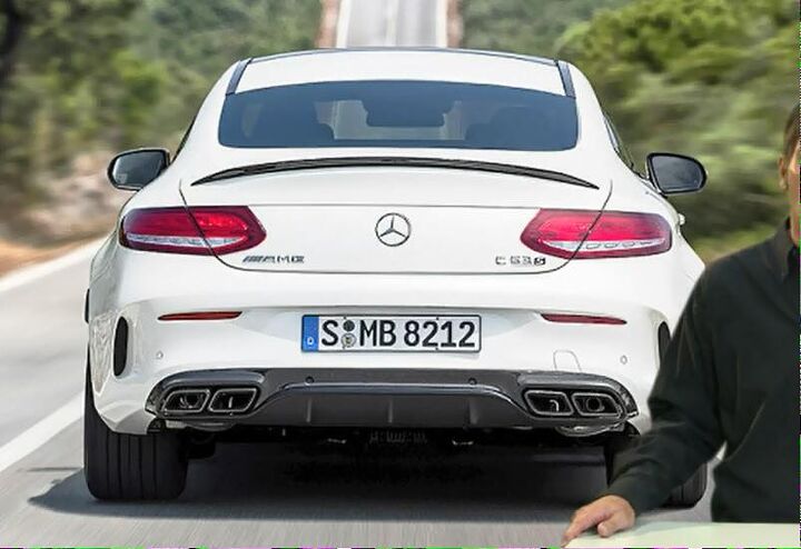 first photos of mercedes amg c63 coupe leak