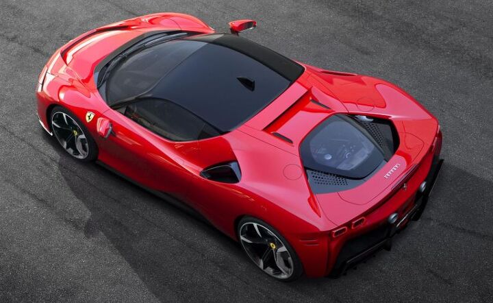 Ferrari's First Plug-in Hybrid Makes 986 Horsepower, Sometimes