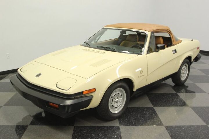 rare rides a 1981 triumph tr8 that s both beige and brand new