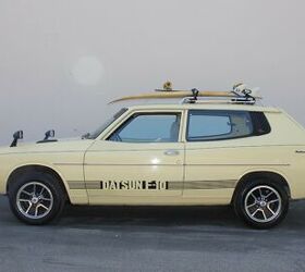 rare rides a 1977 datsun f 10 it s sporty beige wagon time