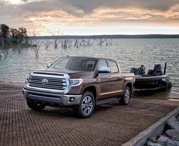 you wont have a hard time spotting the 2020 toyota tundra from the side anyway