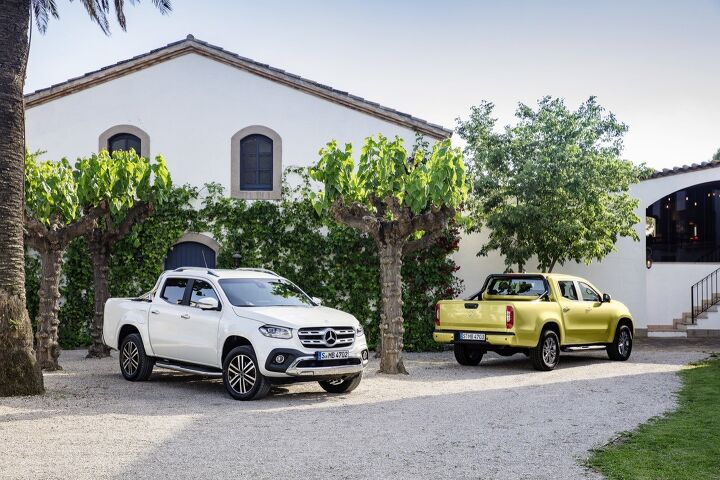 bmws description of the mercedes benz x class pickup truck is decidedly unkind