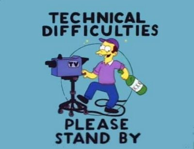 We're Experiencing Some Technical Difficulties (UPDATE: Fixed)
