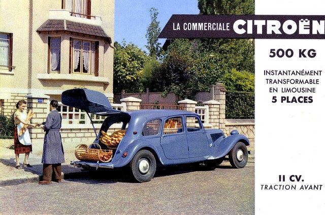 Citron Traction Avant 11CV Commerciale - The World's First Hatchback?