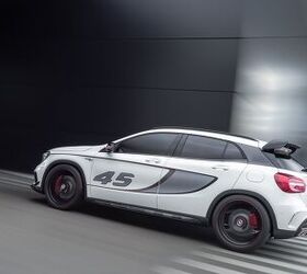 gla45 amg s aerodynamics package is mercedes benz at its worst