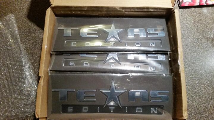 you get one guess as to where texas edition badges come from and i m going to