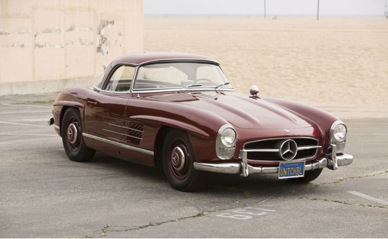 auction report the most expensive car in the world a 300sl with hollywood