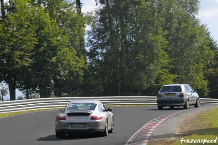 editorial ttac s cap n mike dices with sabine schmitz on the nurburgring
