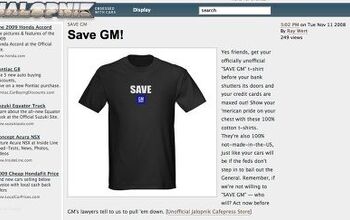 Jalopnik Selling "Save GM" T-Shirts. Oh Please.