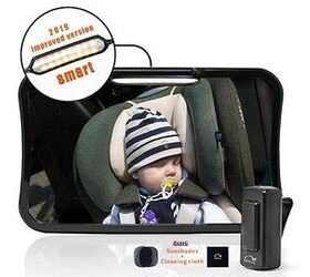 Moyu Infant Rear Facing Car Seat Mirror with LED Light