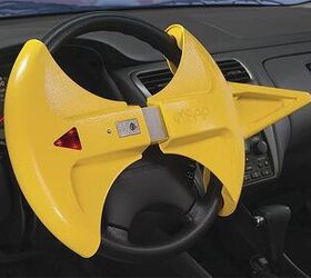 Wrap! Blockit Vehicle Theft Steering Wheel Lock with Alarm 