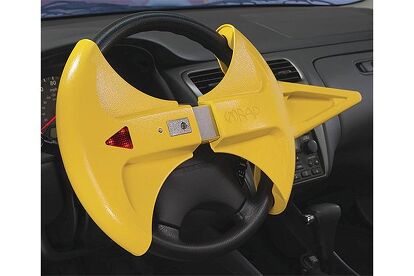 Wrap! Blockit Vehicle Theft Steering Wheel Lock with Alarm 