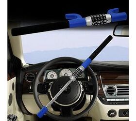Car Steering Wheel Lock, Seat Belt Lock, Anti-Theft Device, Max 17
