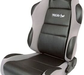 ProCar Sportsman Racing Seat - Gray Vinyl/Velour 