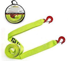 Mozzbi Tow Strap with Alloy Latch Hooks