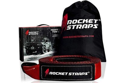 Rocket Straps - 3" x 30' Heavy Duty Tow Strap