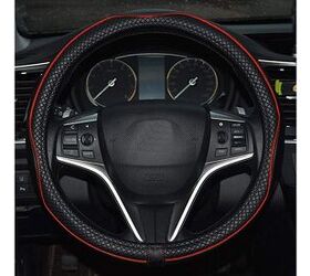 Rueesh Microfiber Leather Car Steering Wheel Cover