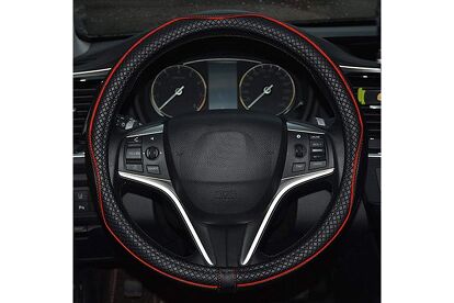 Rueesh Microfiber Leather Car Steering Wheel Cover