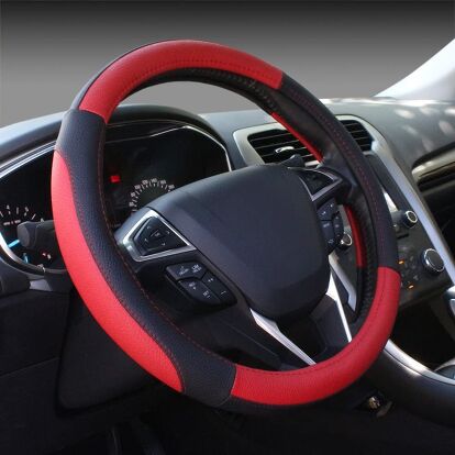 SEG Direct Microfiber / Leather Steering Wheel Cover