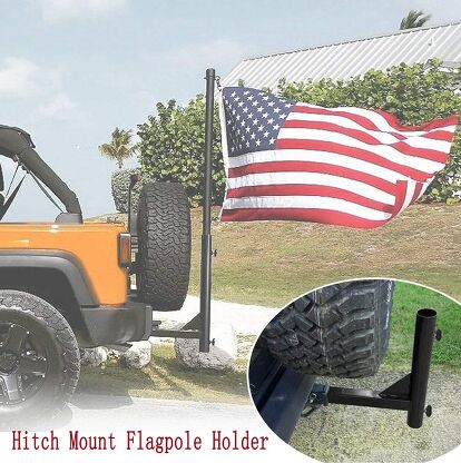 Bolaxin Hitch Mount Flagpole Holder
