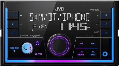JVC KW-X840BTS Double-DIN Car Stereo