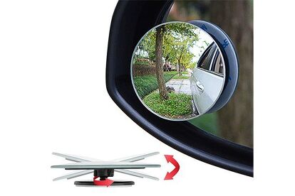 Traditional Choice: Ampper Blind Spot Mirror, 2" Round Convex Mirror