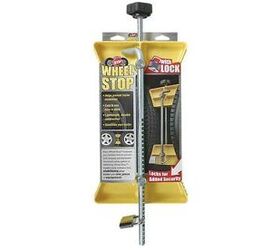Camco Yellow RV Wheel Stop with Lock