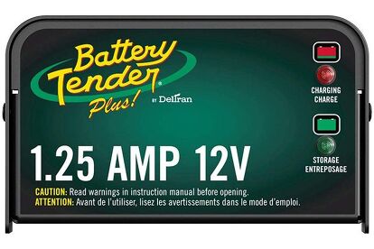Editor's Choice: BATTERY TENDER® Plus 12V, 1.25A Battery Charger