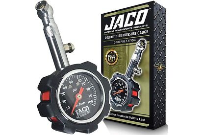 Editor's Choice: JACO Deluxe Tire Pressure Gauge - 100 PSI