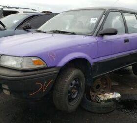 junkyard find 1991 toyota corolla wagon with 315 406 miles