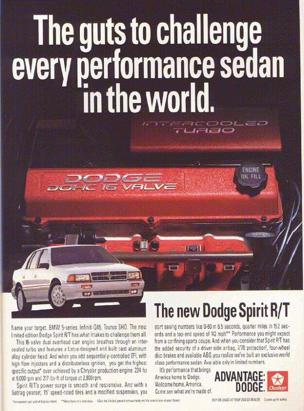 rare rides the 1991 dodge spirit r t big performance