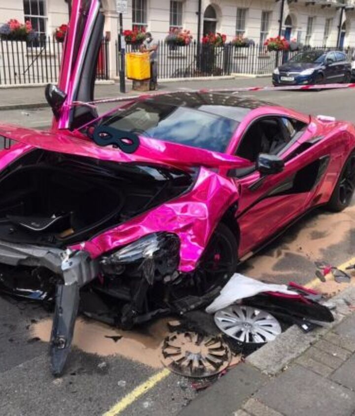 Guilty Pleasures: Pink McLaren 570S Obliterated in London | The