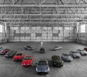 Aston Martin Celebrates 70 Years of Vantage by Parking a Bunch Inside an Empty Hangar