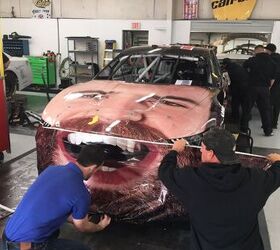 Freaky Friday: NASCAR Team Wraps Cup Series Mustang With Driver's Face