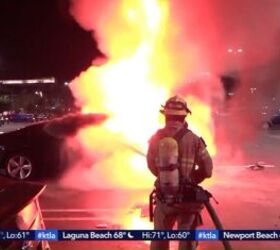 Late Night Car Meet Ends In Dodge Charger Flambe