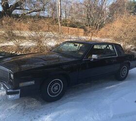 Rare Rides: A 1983 Cadillac Eldorado Touring Coupe, Looking Sinister in Black